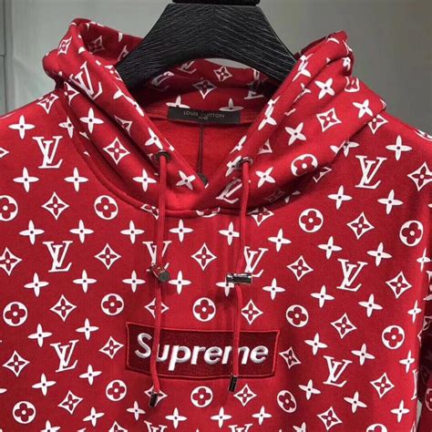 fake louis vuitton supreme hoodie|authentic Louis Vuitton supreme hoodie.